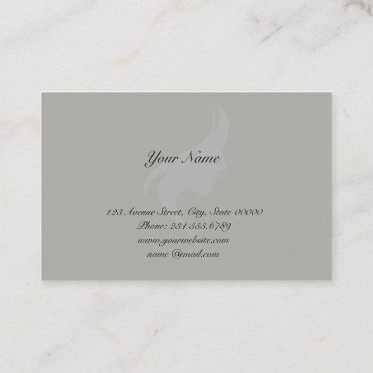 Klinik und Wellness-Center Visitenkarte (Rückseite)