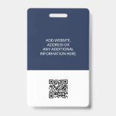 Klinikarzt Gesundheitsfachmann ID Ausweis (Rückseite)
