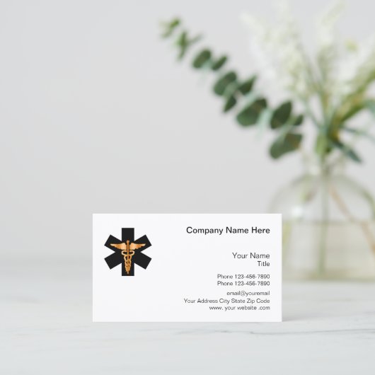 Kliniken für klinische medizinische Logos Visitenkarte (Stehend Vorderseite)