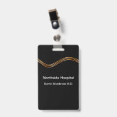 Klinikklinik Ausweis (Vorderseite mit Clip)