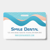 Klinikpersonal für Zahnärzte Ausweis (Rückseite)