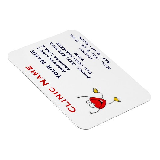 Klinische Förderung Magnet - Horizontal/Tanzherz (Rechte Seite)