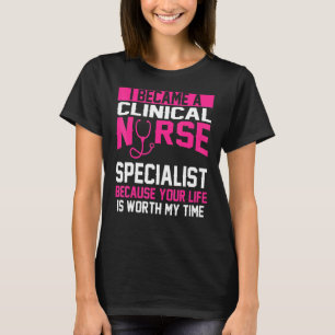 Klinische Krankenpfleger Facharzt Bekleidung Top-S T-Shirt