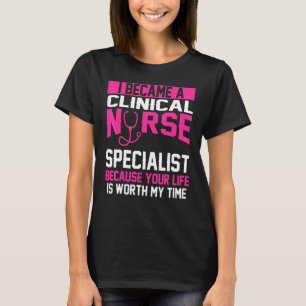 Klinische Krankenpfleger Facharzt Bekleidung Top-S T-Shirt