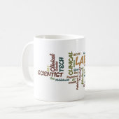 KLINISCHE LABRADOR-WORT-JAGD-KAFFEE-TASSE KAFFEETASSE (Vorderseite Links)