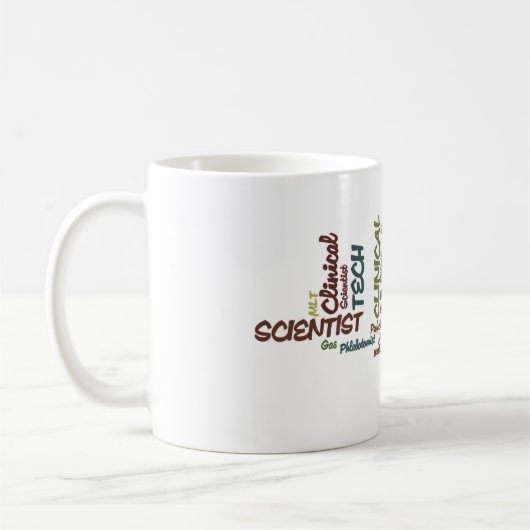 KLINISCHE LABRADOR-WORT-JAGD-KAFFEE-TASSE KAFFEETASSE (Links)