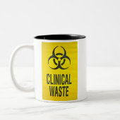 KLINISCHE ÜBERSCHÜSSIGE KAFFEE-TASSE ZWEIFARBIGE TASSE (Links)