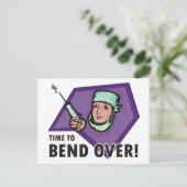 Klinischer Arzt/Krankenschwester - Spritze Postkarte (Stehend Vorderseite)