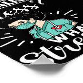Klinischer Fachpfleger Stress Was Stress Poster (Ecke)