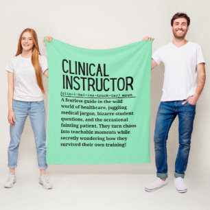 Klinischer Instruktor Fleecedecke