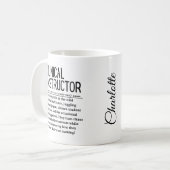 Klinischer Instruktor Kaffeetasse (Vorderseite Links)