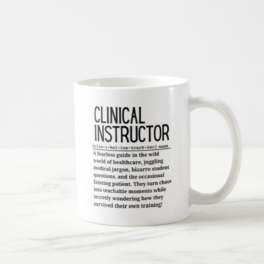 Klinischer Instruktor Kaffeetasse (Rechts)