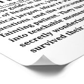 Klinischer Instruktor Poster (Ecke)