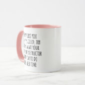 Klinischer Instruktor Tasse (Vorderseite Links)