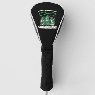 Klinischer Krankenpfleger St.Patrick's Day Golf Headcover