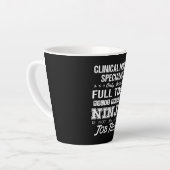Klinischer Krankenpfleger T Shirt - Multitasking N Milchtasse (Linke Ecke)
