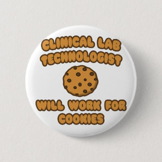 Klinischer Labrador Tech .. Wird für Cookies funkt Button