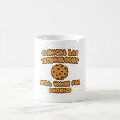 Klinischer Labrador Tech .. Wird für Cookies funkt Kaffeetasse (Mittel)