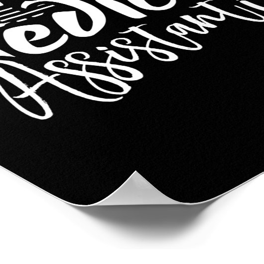 Klinischer medizinischer Assistent im Gesundheitsw Poster (Ecke)