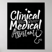 Klinischer medizinischer Assistent im Gesundheitsw Poster (Vorne)
