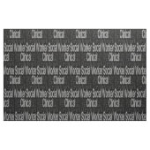 Klinischer Sozialarbeiter Stoff (Fat Quarter (45,7 x 55,9 cm))