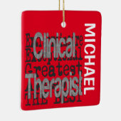 Klinischer Therapeut Extraordinaire CUSTOM Keramikornament (Rechts)