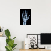 Klinisches Röntgenbild der Hand Poster (Heimbüro)