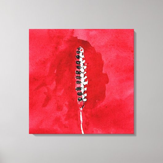 Klint - Auf der Sicht von Blume und Bäumen, Getrei Leinwanddruck (Vorderseite)