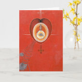 Klint - Die Taube, Nr. 08 Karte (Gelbe Blume)