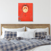 Klint - Die Taube, Nr. 08 Leinwanddruck (Insitu (Schlafzimmer))