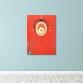 Klint - Die Taube, Nr. 08 Leinwanddruck (Insitu (Holzboden))