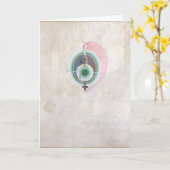 Klint - Die Taube Nr. 12 Karte (Gelbe Blume)