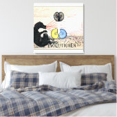 Klint - Evolution Nr. 5, Gruppe VI, abstrakte Kuns Leinwanddruck (Insitu (Schlafzimmer))