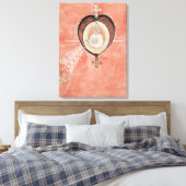 Klint - The Dove No. 10, Vintages Kunstwerk Leinwanddruck (Insitu (Schlafzimmer))