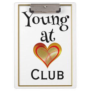 Klipboard für den Young at Heart Club Klemmbrett