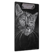 Klipp-Brett-Katzen-Gesicht (grenzenfrei) Klemmbrett (Rechts)