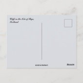 Klippe auf der Isle of Skye Schottland Postkarte (Rückseite)