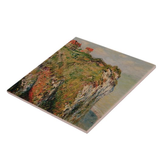 Klippe Claude Monets | bei Dieppe, 1882 Fliese (Seite)