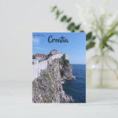 Klippe in Dubrovnik Kroatien Postkarte (Stehend Vorderseite)