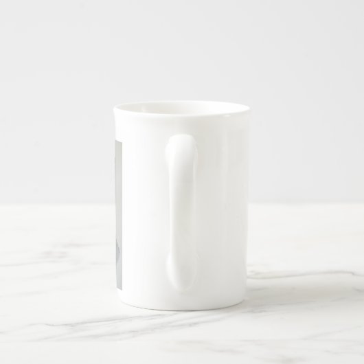 Klippe Porzellantasse (Rückseite)