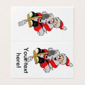 Klippe Santa Claus (Außenseite Aufgefaltet)