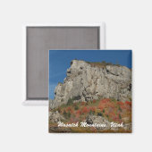 Klippe, Wasatch Mountains, Utah Magnet (Vorderseite/Rückseite)