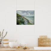 Klippen am Meer in Trouville Poster (Küche)