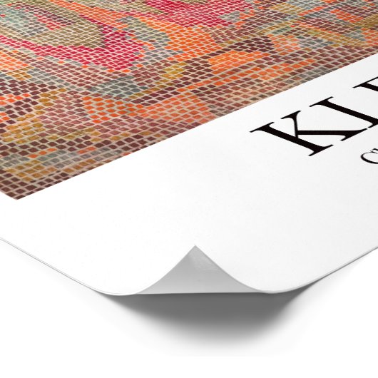 Klippen am Meer von Paul Klee Poster (Ecke)