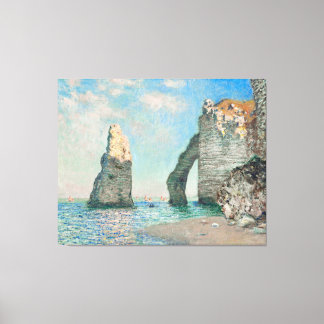 Klippen bei Étretat, Claude Monet Leinwanddruck