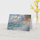 Klippen bei Etretat | Lilla Cabot Perry Karte (Gelbe Blume)