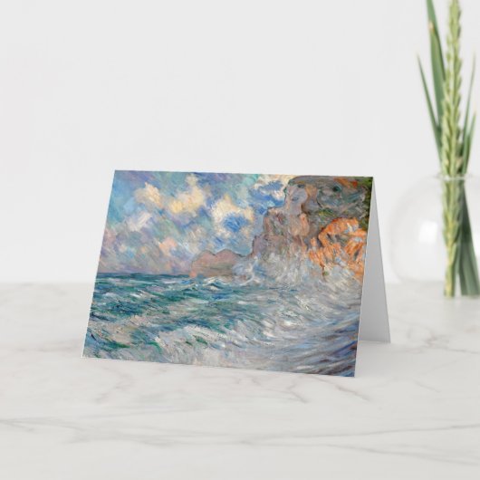 Klippen bei Etretat | Lilla Cabot Perry Karte (Vorderseite)