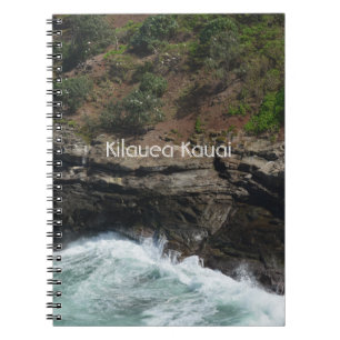 Klippen bei Kilauea Kauai Hawaii (meine Fotografie Notizblock