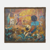 Klippen-Bewohner Fleecedecke (Vorderseite (Horizontal))