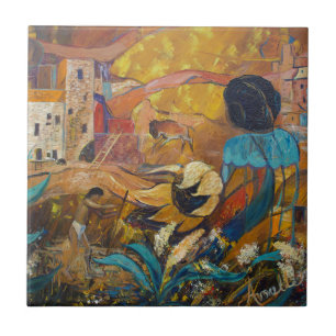 Klippen-Bewohner Fliese